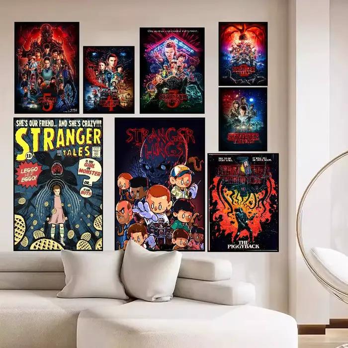 Affiches rétro S-Stranger-S T-Things