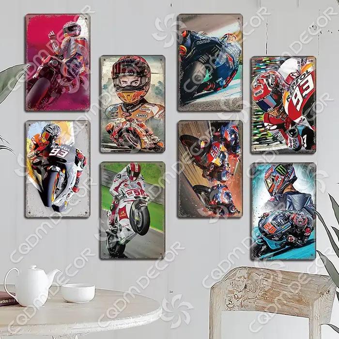 Affiche de sport automobile