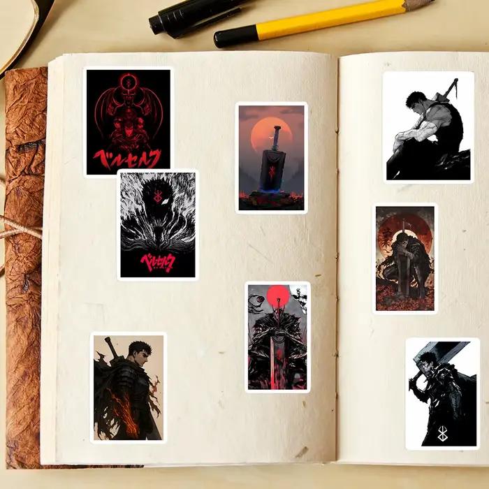 Autocollant d'illustration Manga Berserk