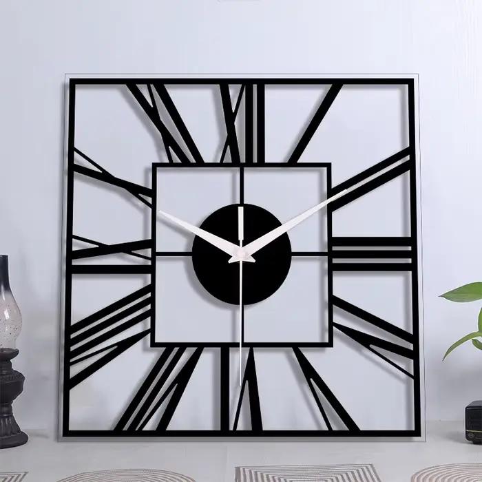 Horloge murale ronde en chiffre romain