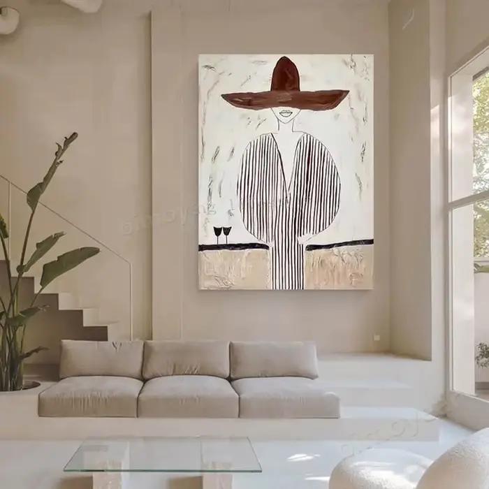 Peinture à l'huile sur toile faite à la main