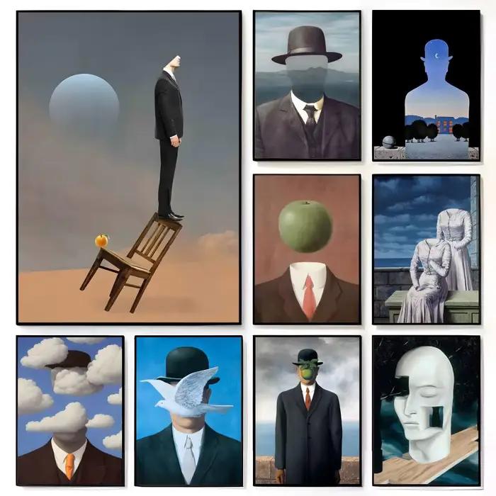 Affiche artistique Ren Magrittes Son of Man