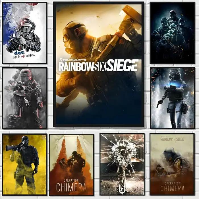 Affiche de film Rainbow Six Siege de Tom C-clancy