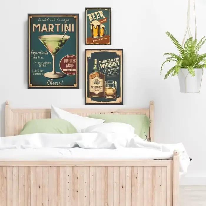 Affiche de Cocktail Rétro à Clicks