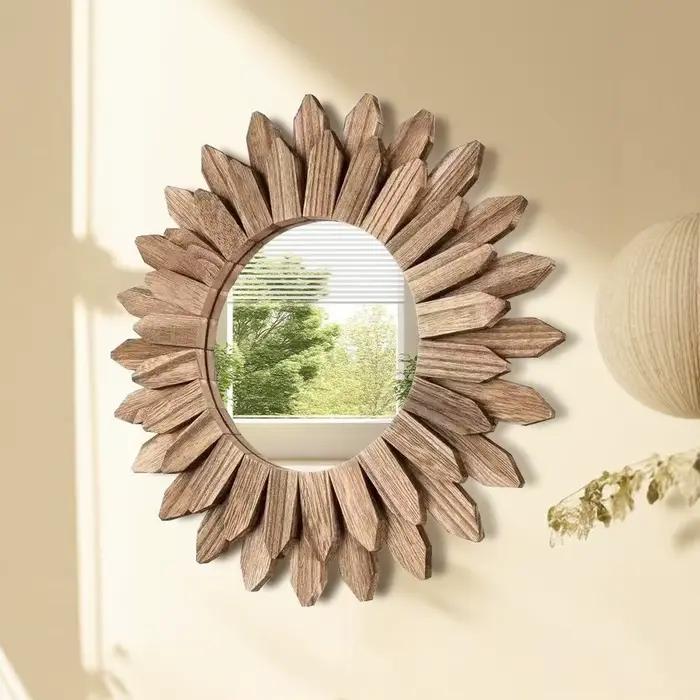 Miroir décoratif tournesol
