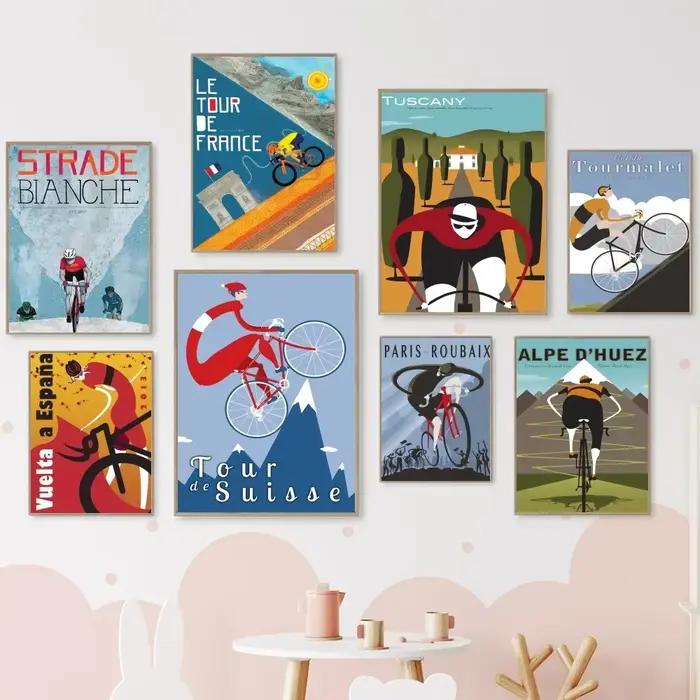 Affiche de vélo Vintage