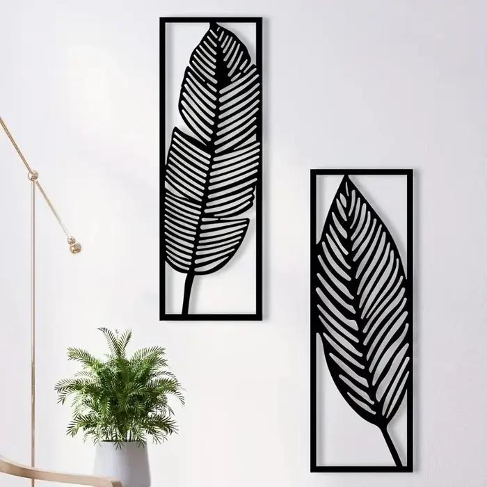 Feuilles décoratives en métal