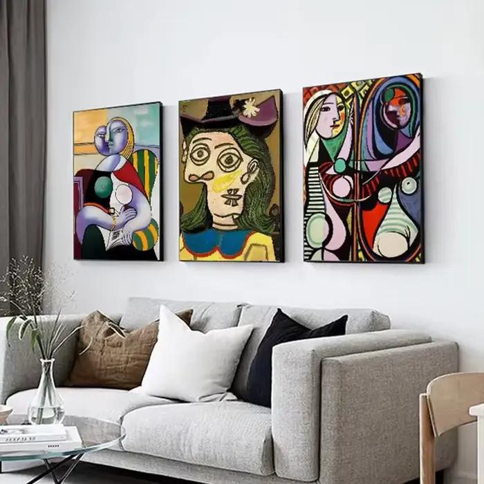 Affiche de collection d'œuvres d'art célèbres de Picasso