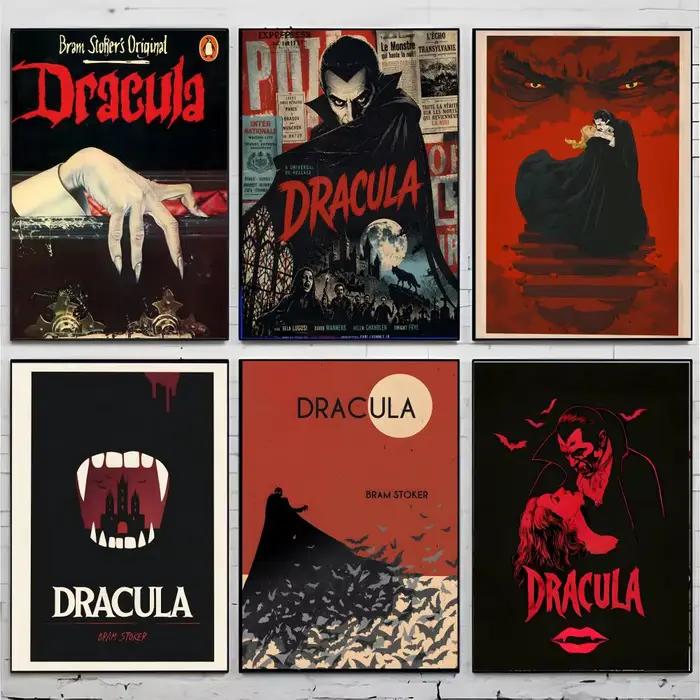Affiche gothique d'horreur D-Dracula
