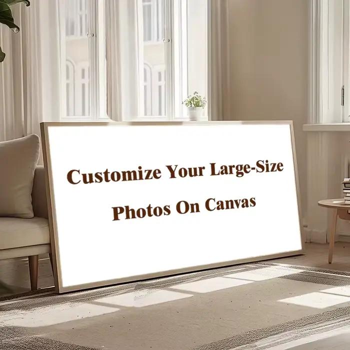 Impression sur toile horizontale personnalisée grand format