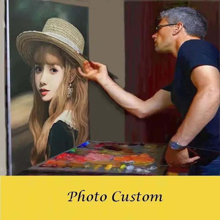 Peinture de portrait personnalisée de la photo