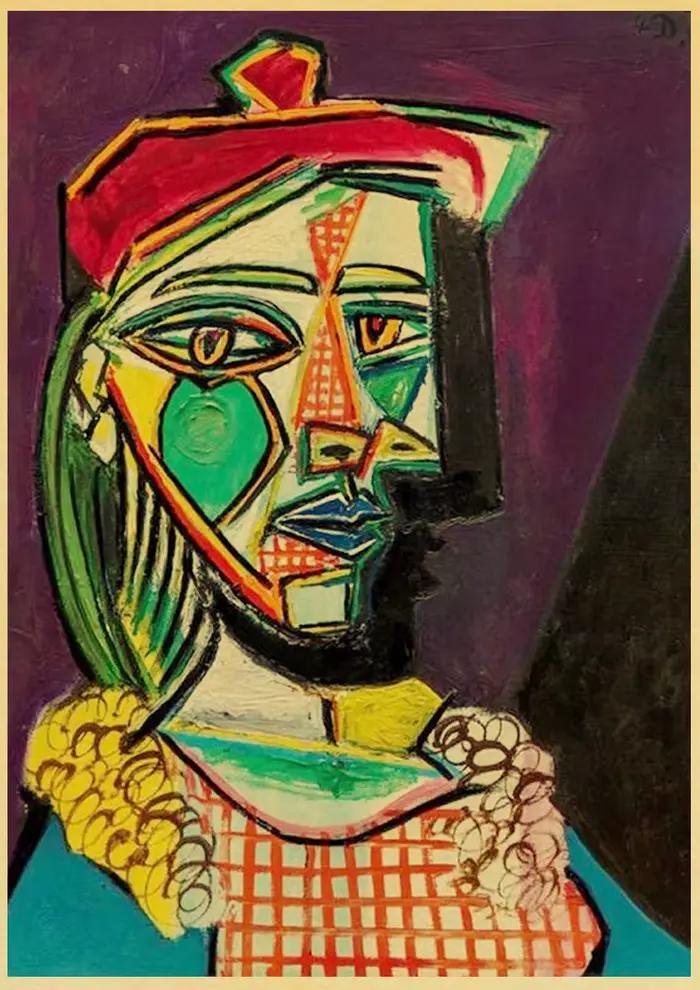 Affiche en papier kraft d'exposition de Picasso