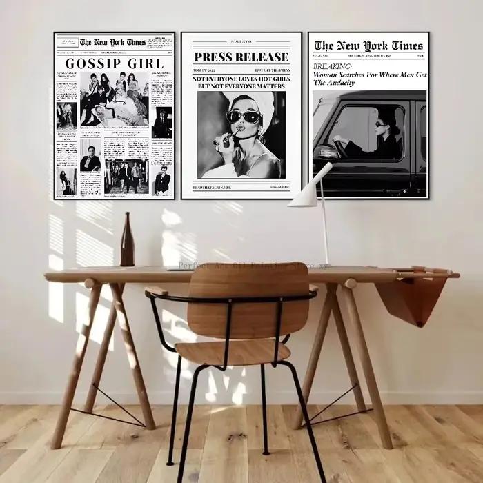 York-Affiche de Journal Imprimée sur Papier