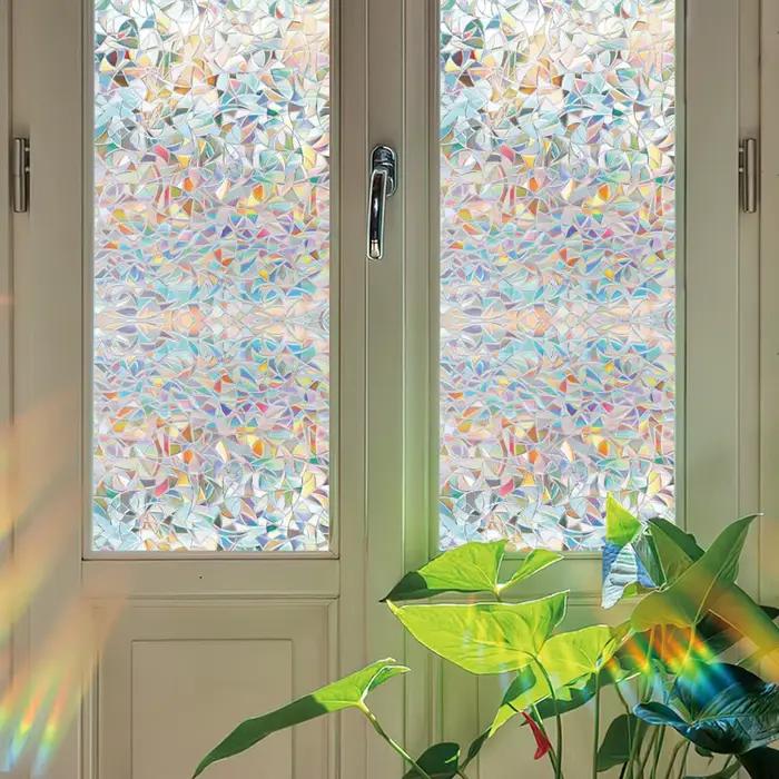Autocollant en verre croissant attrape-soleil
