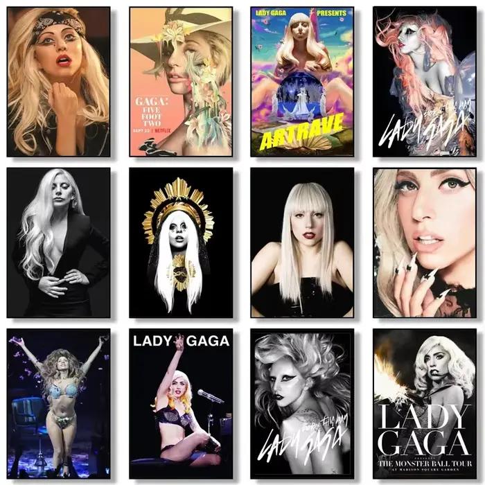 Affiche murale de Lady Gaga Born This Way Pop Singer Star