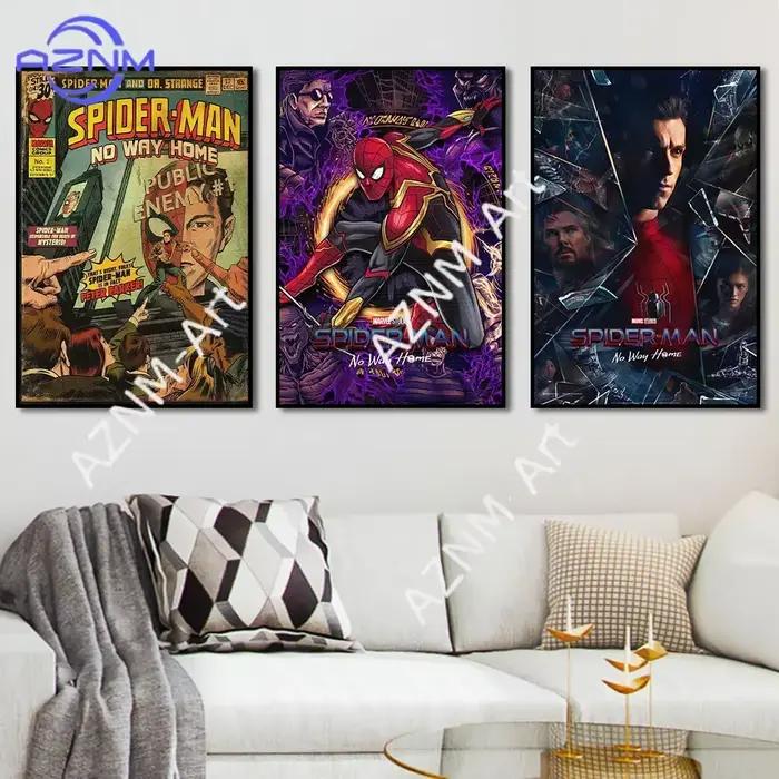 Affiche de film Spiderman No Way Home et impression sur toile