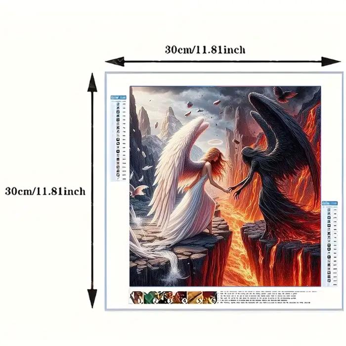 1 ensemble de peintures diamantées Diable et Ange