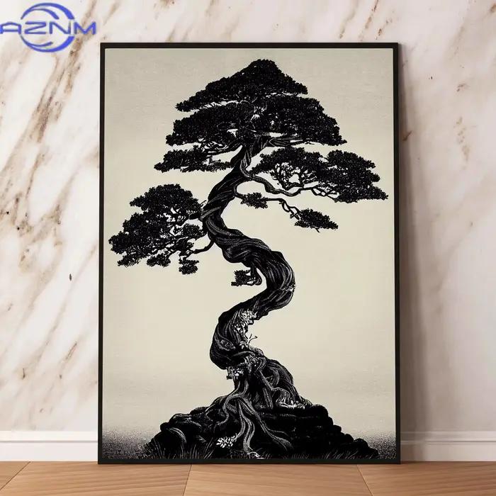 Affiche Paysage Zen Japonais AZNM