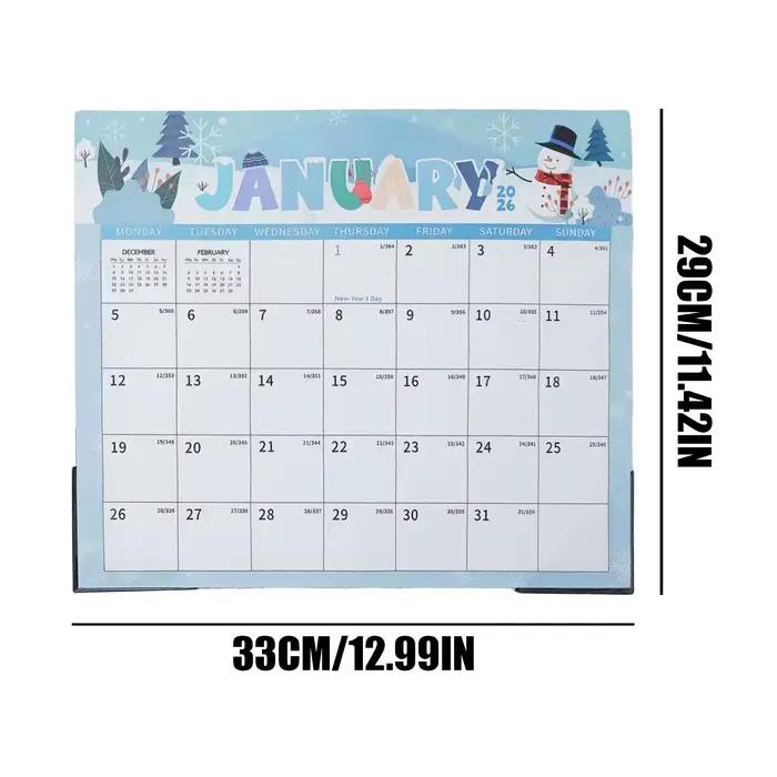 Calendrier magnétique pour réfrigérateur
