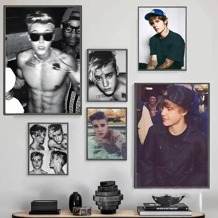 Affiche de chanteur J-Justin Biebers