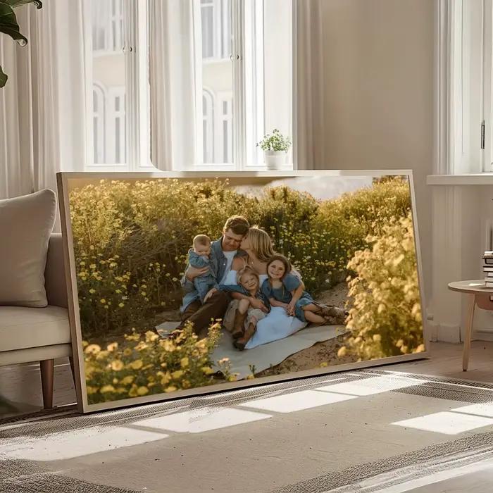 Grande impression sur toile personnalisée horizontale