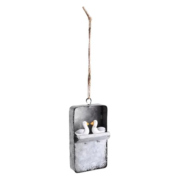 Ornement de canard suspendu décoratif pour porte de couloir