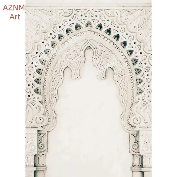Toile d'art mural de porte marocaine