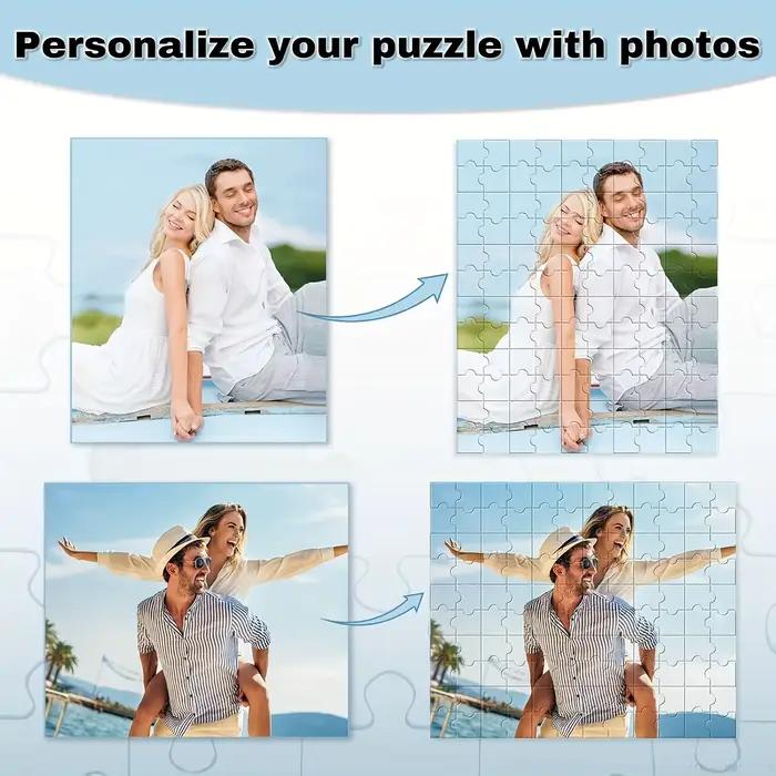 Puzzle en bois personnalisé avec cadre