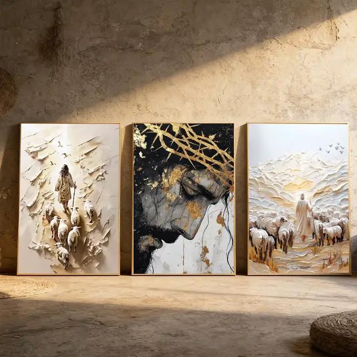 Tableau sur toile Jésus marchant sur l'eau