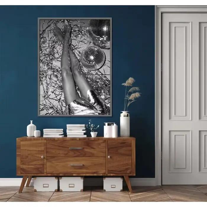 Affiche élégante noir et blanc