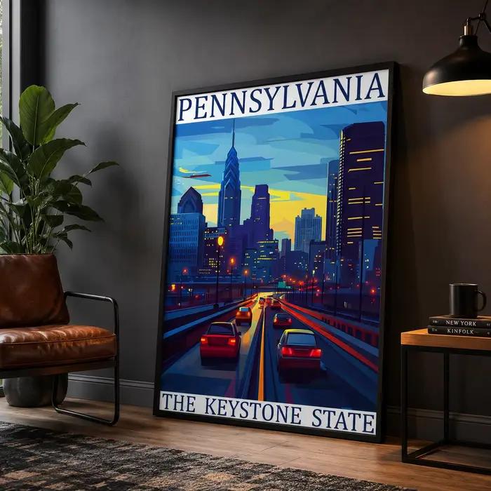 Art mural de paysage, peinture sur toile de paysage occidental