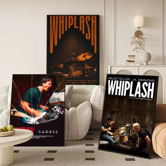 W-Whiplash MOIVE – affiche autocollante en papier imperméable