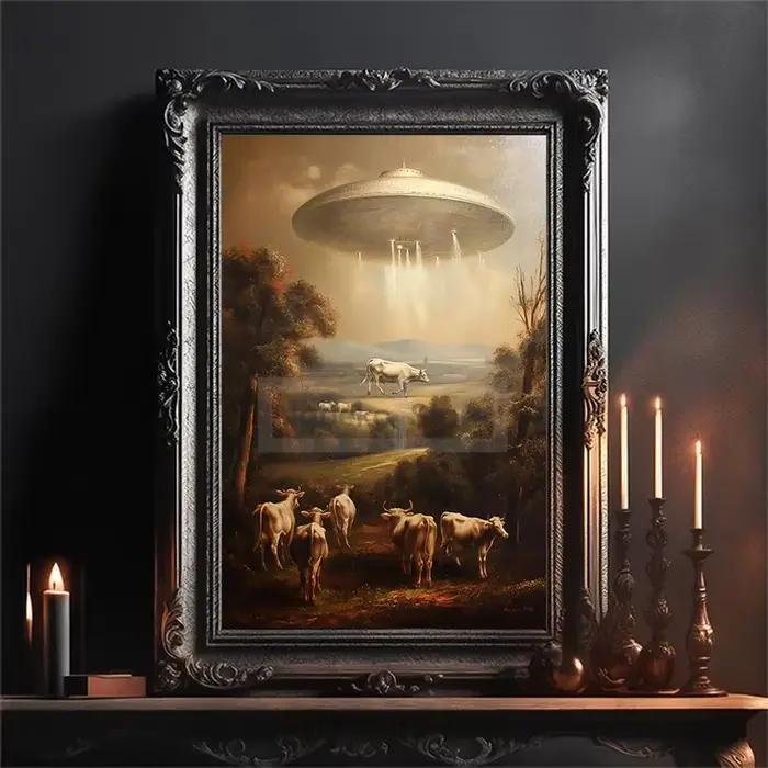 Affiche UFO de Style européen