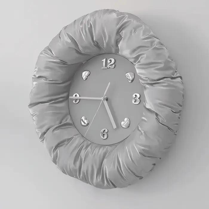 Horloge murale coréenne en tissu