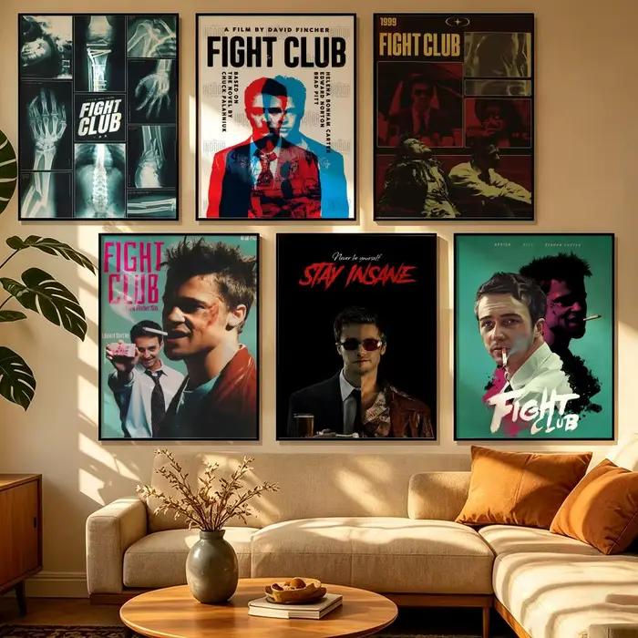 Affiche murale de film F-Fight C-Club