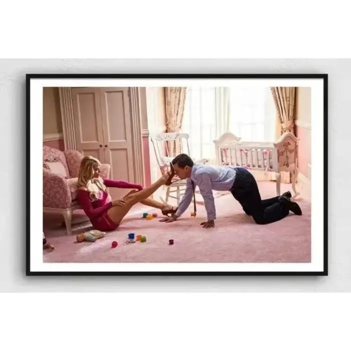 Série avec peinture Leonardo le loup de Wall Street