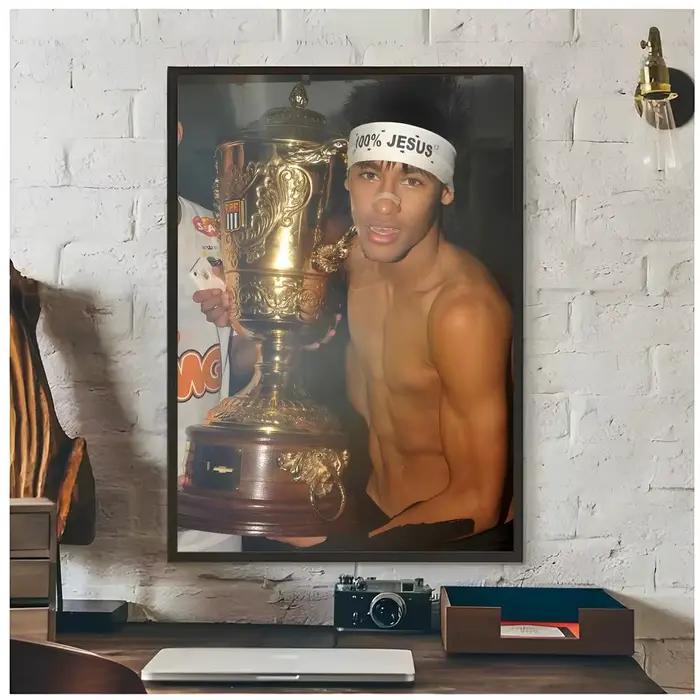 Affiche de la légende du football N-Neymar Jr