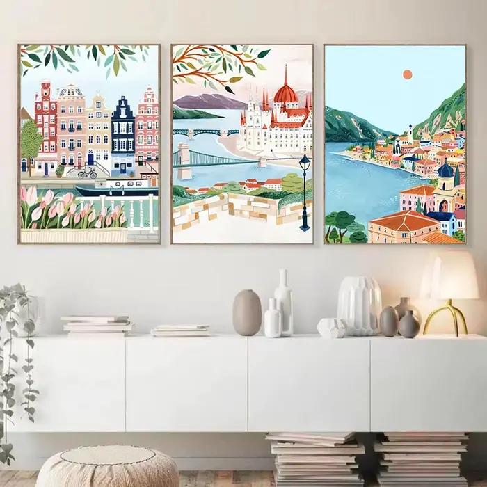 Affiche de Voyage dans le Monde