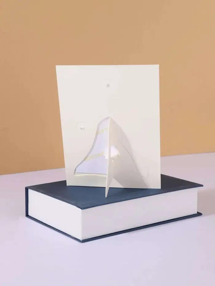 Cadre Photo en Papier Blanc, Décoration de Maison Minimaliste