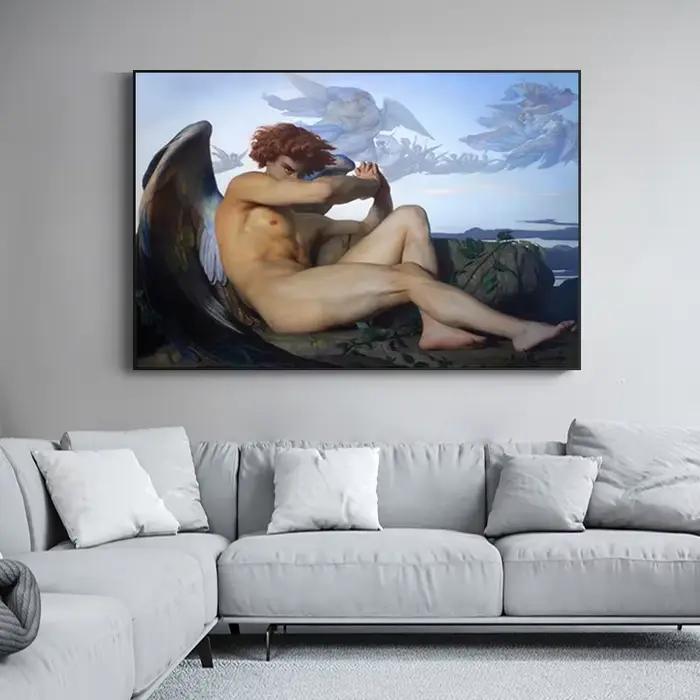 Affiche Vintage d'ange déchu Alexandre
