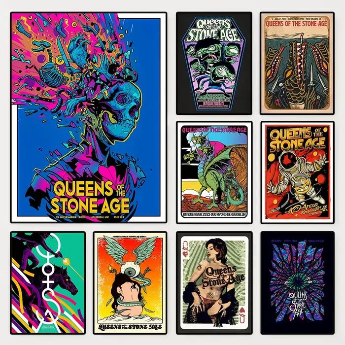 Affiche du groupe de rock et de métal Queens of The Stone Age
