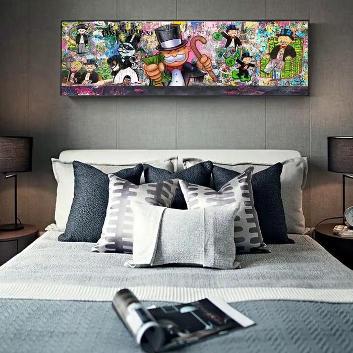 Alec monopole Graffiti mur Art affiche