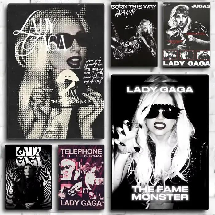 Affiche Singer L-lady Gaga