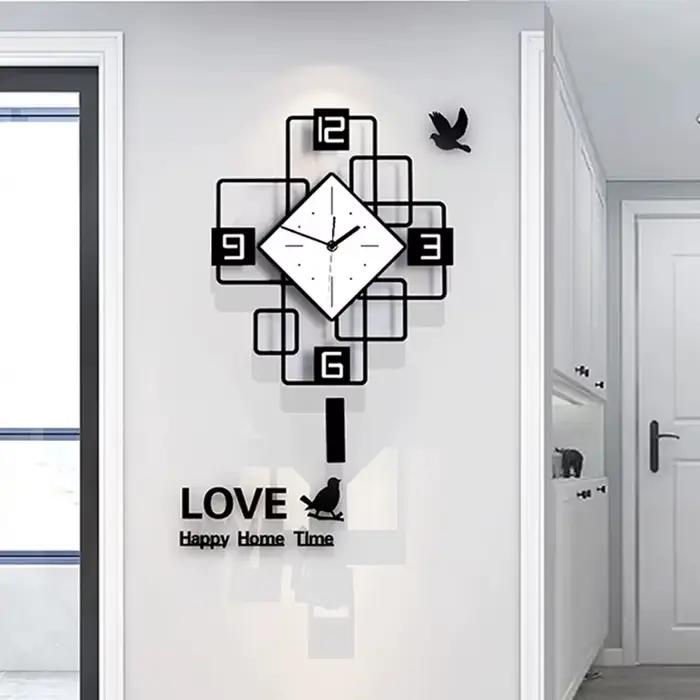 Grande horloge pivotante