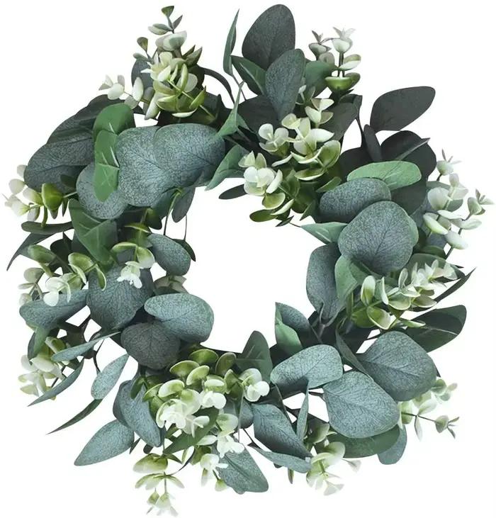 Couronne d'eucalyptus plantes artificielles