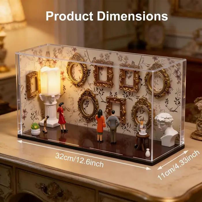 Mini Kit de Cadres Photo 3D Silhouette Musée DIY