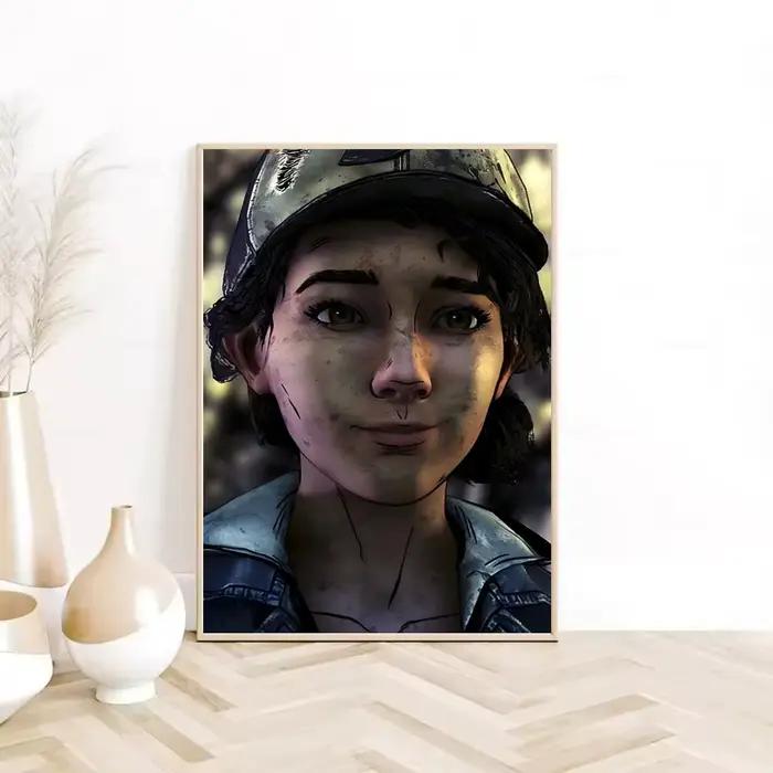 C-Classic Games T-The Walking D-Dead Second Poster autocollant artistique auto-adhésif en papier imperméable