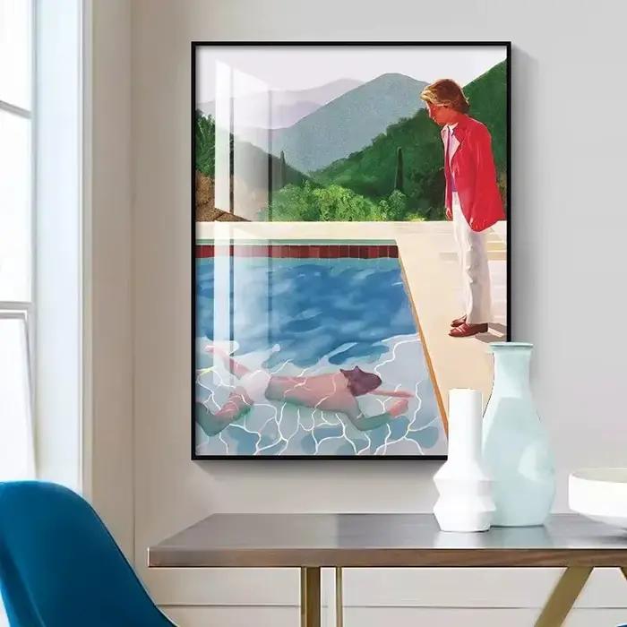 Affiches sur toile d'exposition de David Hockney