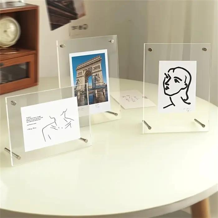 Cadre photo transparent mural