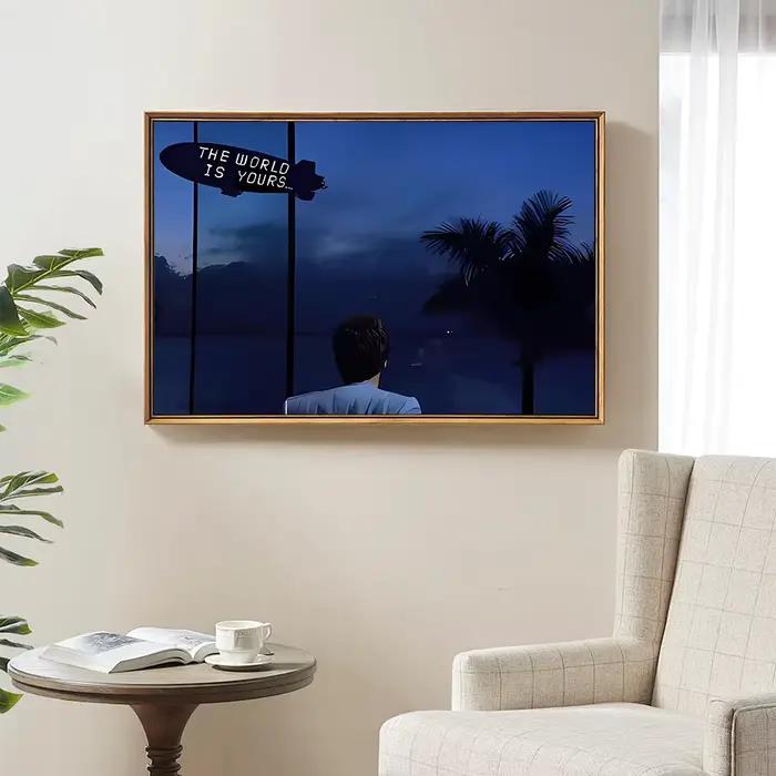 Affiche en toile de motivation du film classique Tony Montana